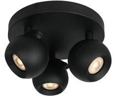 Italux Lubinis šviestuvas Lafin SPL-45379-3R-BK
