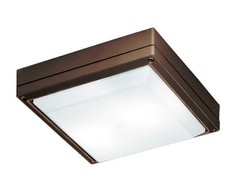 Paviršinis šviestuvas LEROS, E27, rudas, 4049303