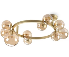 Lubinis šviestuvas Ideal Lux Paviršinis šviestuvas PERLAGE, G9, gintaro sp., 327808