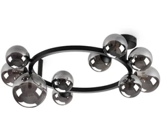 Lubinis šviestuvas Ideal Lux Paviršinis šviestuvas PERLAGE, G9, juodas/dūmų sp., 309286
