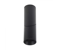 Lubinis šviestuvas Paviršinis šviestuvas V-TAC, GU10, juodas, aukštis 20cm