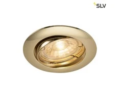 slv PIKA QPAR51, įleidžiamas lubų šviestuvas, keičiama kryptis, bronza, maksimaliai 50W