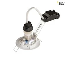 slv PIKA QPAR51, įleidžiamas lubų šviestuvas, nekeičiama kryptis, baltas, maksimaliai 50W