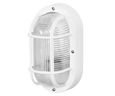 Plafonas BULKHEAD ESSENTIAL, E27, baltas, IP54