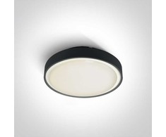 Plafonas, E27, juodas, 67280E/B