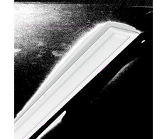 Įleidžiamas profilis SLOT, 12 x 3000 mm, baltas, su dangteliu ir užbaigimais, 204611