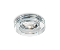 Lubinis šviestuvas Ideal Lux Recessed lamp 1 light BLUES, GU10, chrome