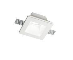 Ideal Lux Recessed lamp 1 light SAMBA SQUARE, GU10, baltas