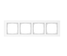 Vilma Rėmelis QUADRUM QR 1000 FIT LINE, 4 vietų, baltas