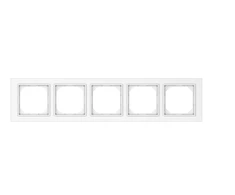 Vilma Rėmelis QUADRUM QR 1000 FIT LINE, 5 vietų, baltas