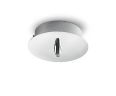 Pakabinamas šviestuvas Ideal Lux rosone metallo 1 luce cromo