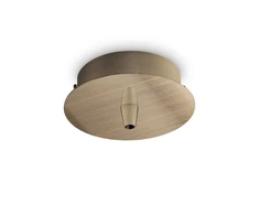 Pakabinamas šviestuvas Ideal Lux rosone metallo 1 luce ottone brunito