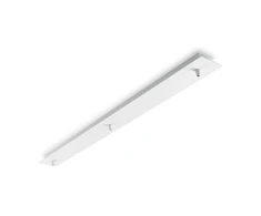 Pakabinamas šviestuvas Ideal Lux rosone metallo 3 luci bianco