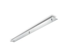 Pakabinamas šviestuvas Ideal Lux rosone metallo 3 luci cromo