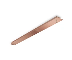 Pakabinamas šviestuvas Ideal Lux rosone metallo 3 luci rame brunito