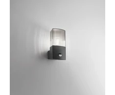 Sieninis šviestuvas Sieninis fasado šviestuvas su judesio davikliu DARK, antracito sp., 1xE27, IP54