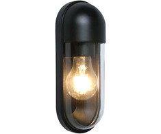 Sieninis lauko šviestuvas CAP, E27, juodas, IP54, 4298000