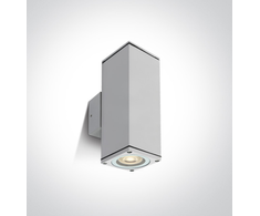 Sieninis lauko šviestuvas, GU10, baltas, IP54, 67426C/W