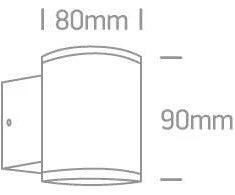 Sieninis lauko šviestuvas, GU10, juodas, 67400A/B