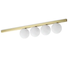Lubinis šviestuvas Ideal Lux Sieninis/lubų šviestuvas BINOMIO, G9, žalvario sp., 328461