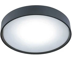 Sieninis šviestuvas Bikuva.lt 10W LED plafonas IBIZA, tamsiai pilkas, 3000K, IP65, 4298800