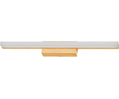 Sieninis šviestuvas 10W LED veidrodžio šviestuvas ORBIS MIRROR, medienos sp., 3000/4000K, dimeriuojamas, IP44