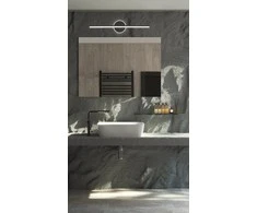 Sieninis šviestuvas 11W LED veidrodžio šviestuvas CAMELIA, juodas, 3000K, 4285800