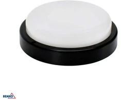 Bemko 12W LED plafonas KANLO, juodas, 4000K, IP54, 120°