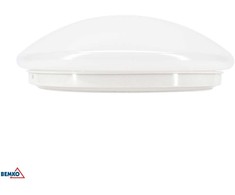Bemko 12W LED plafonas PAULA, baltas, 4000K, IP44
