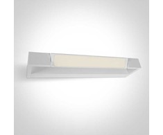 Sieninis šviestuvas 12W LED sieninis vonios šviestuvas, baltas, 3000/3500/4000K, IP44, 38112C/W/V