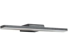 Sieninis šviestuvas 12W LED veidrodžio šviestuvas MALENE 3K, juodas, 3000K
