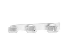 Sieninis šviestuvas 16,5W LED sieninis vonios šviestuvas ORBIS FLAME, baltas, 3000/4000K, IP44