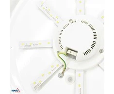 Lubinis šviestuvas Bemko 16W LED plafonas TOFIR, aliuminio sp., 4000K, IP44