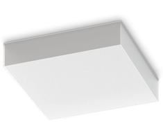 18W LED kvadratinis lauko plafonas SNOW, baltas, 4000K, IP65, 326245