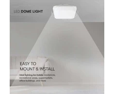 Sieninis šviestuvas V-tac 18W LED paviršinis šviestuvas, kvadratinis, baltas, 3000K, IP44