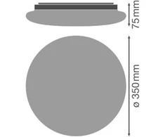 Sieninis šviestuvas Osram 18 W LED prožektoriai, 3000 K/4000 K/5000 K