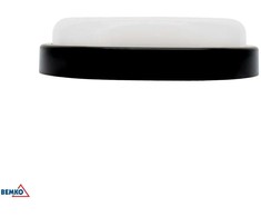 Lubinis šviestuvas Bemko 18W LED plafonas KANLO, juodas, 4000K, IP54, 120°, su judesio davikliu