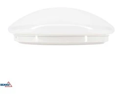 Lubinis šviestuvas Bemko 18W LED plafonas su judesio davikliu PAULA, baltas, 4000K, IP44