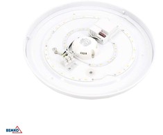 Bemko 18W LED plafonas su judesio davikliu PLATO, baltas, 4000K, IP44