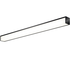 Sieninis šviestuvas 18W LED sieninis veidrodžio šviestuvas TAVI, juodas, 3000/4000K, IP44, A3850070N