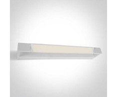 Sieninis šviestuvas 18W LED sieninis vonios šviestuvas, baltas, 3000/3500/4000K, IP44, 38118C/W/V