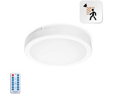 24W LED paviršinis šviestuvas NAIROS PREMIUM G2, baltas, 3000K/4000K/6500K, su judesio davikliu