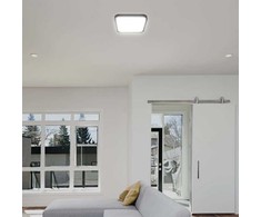 V-tac 24W LED paviršinis šviestuvas, kvadratinis, juodas, 3000K, IP44, SAMSUNG LED chip