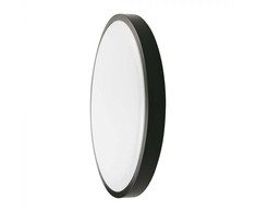 Lubinis šviestuvas 24W LED paviršinis šviestuvas, juodu korpusu, 4000K, IP44