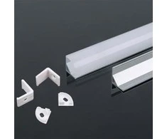 Sieninis šviestuvas LED paviršinis profilis V-TAC, su dangteliu ir užbaigimais, aliuminio sp., 2000x16x7mm