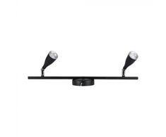 Sieninis šviestuvas V-tac 2x4,5W LED sieninis/paviršinis šviestuvas, juodas, 4000K