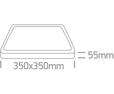 35W LED vidaus/lauko plafonas, baltas, 3000/4000/6000K, IP65, 67220E/W/V