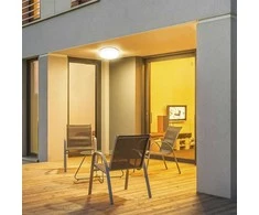 V-tac 36W LED paviršinis šviestuvas, baltas, 4000K, IP44, SAMSUNG LED chip, su judesio davikliu