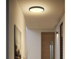 V-tac 36W LED paviršinis šviestuvas, juodas, 4000K, IP44, SAMSUNG LED chip, su judesio davikliu