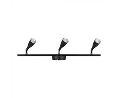Sieninis šviestuvas V-tac 3x4,5W LED sieninis/paviršinis šviestuvas, juodas, 4000K